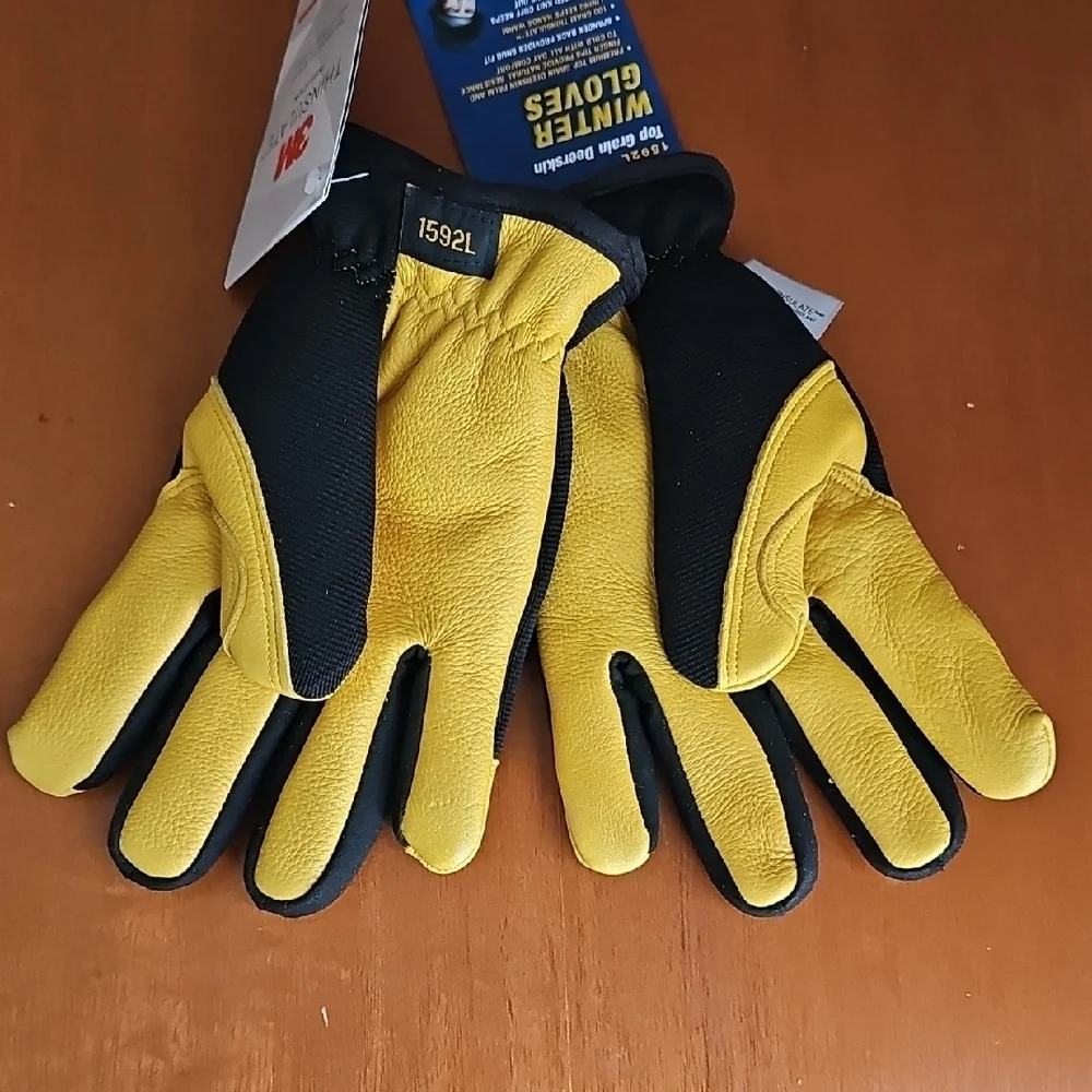 Tillman Top Grain Deerskin Thinsulate Winter Gloves Size Large - Picture 3 of 4